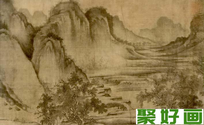 王诜山水画《溪山秋霁图》