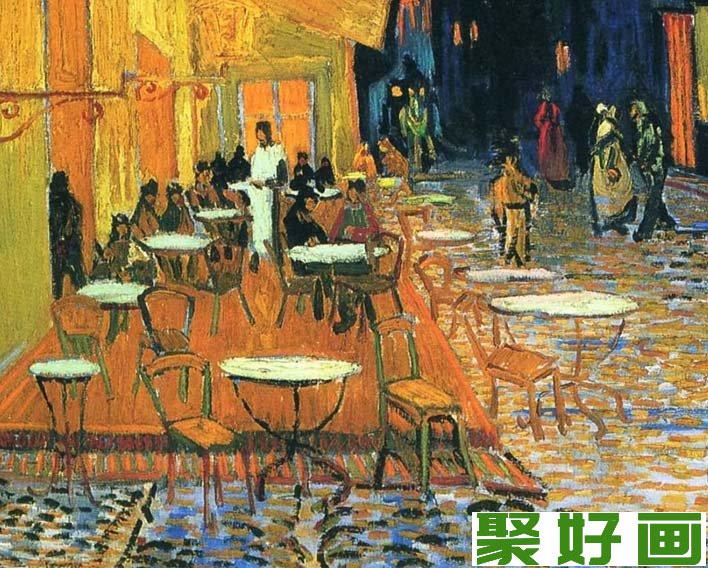 梵高《夜晚露天咖啡馆》