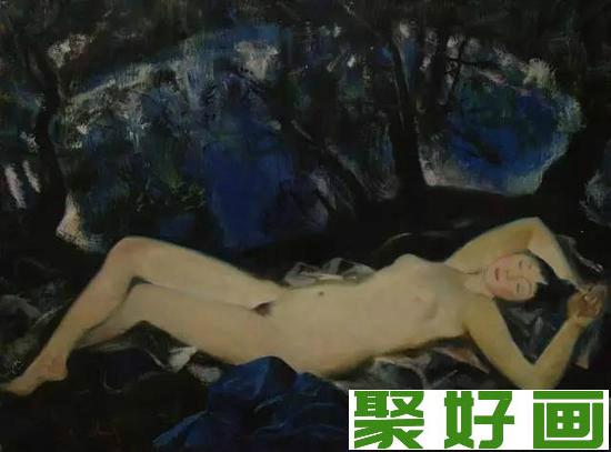 俄罗斯女性裸体人物油画作品