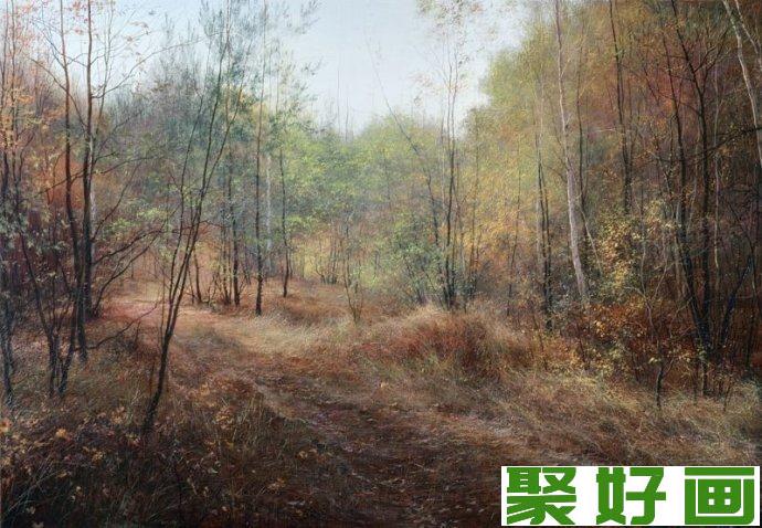 尤里喀拉刨柯风景油画作品赏析