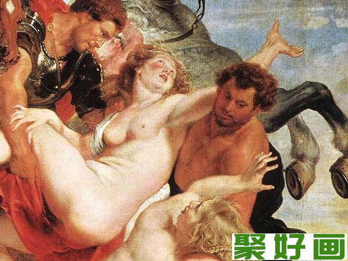 鲁本斯《劫夺吕西普的女儿》_鲁本斯巴洛克风格油画代表作品