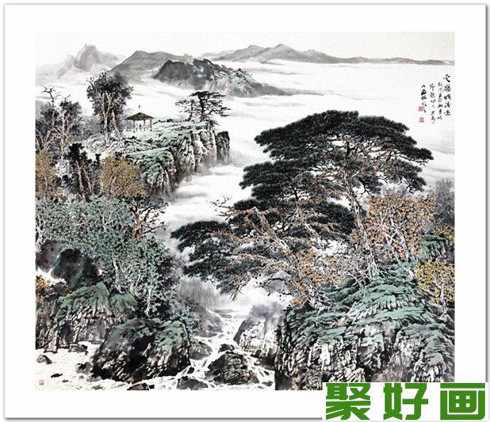 张志平山水画作品赏析图