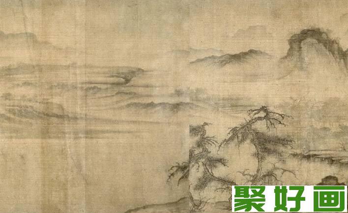 王诜山水画《溪山秋霁图》