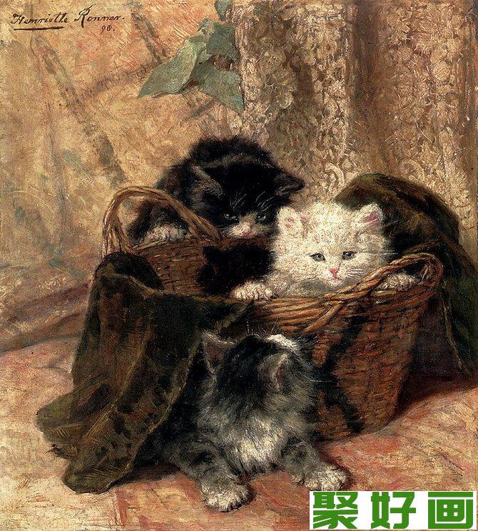 Henriette Ronner-Knip 动物作品