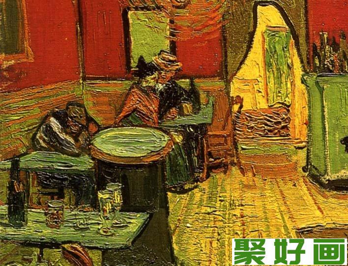 夜晚的咖啡馆】室内景局部高清大图