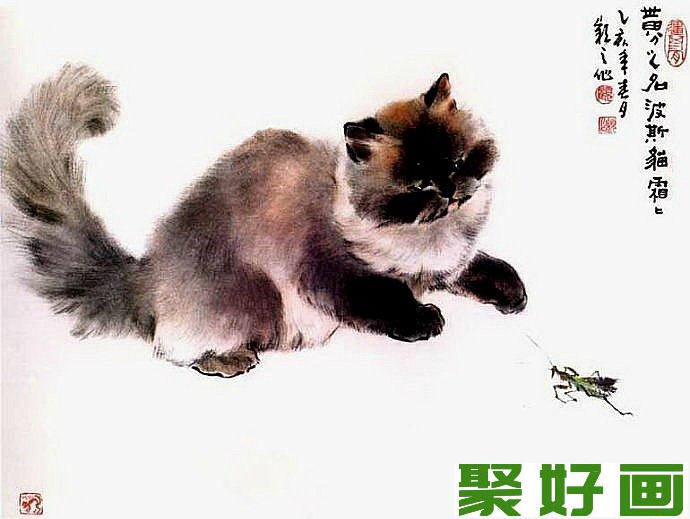 国画写意猫