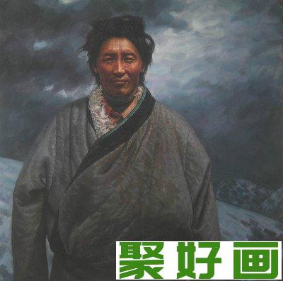 油画家李丝云人物画作品