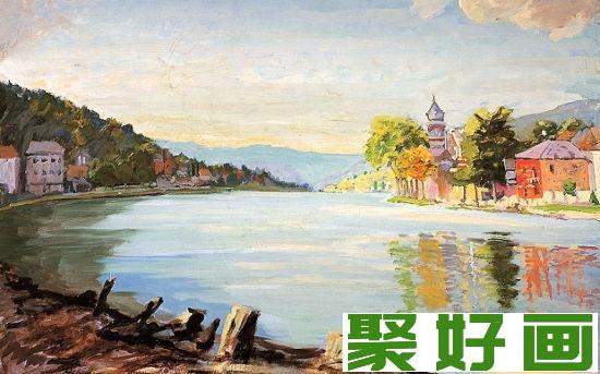 丘吉尔画画