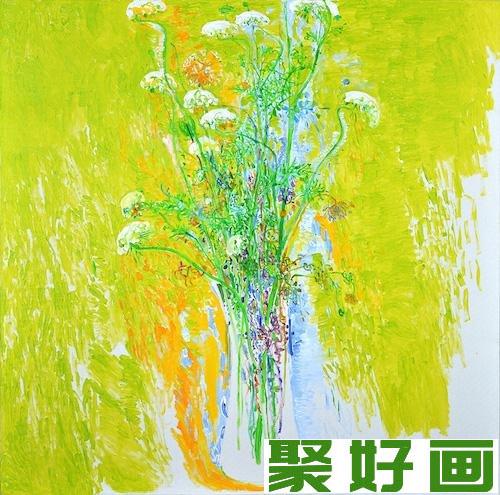 邬烈炎《草花》