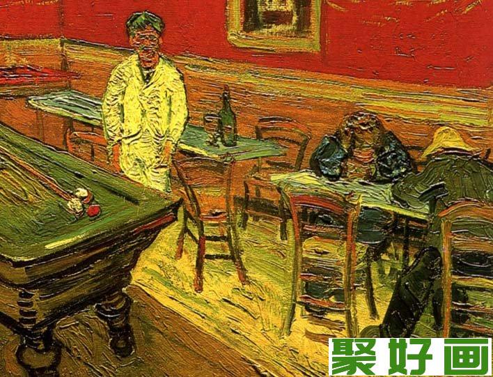 夜晚的咖啡馆】大图赏析