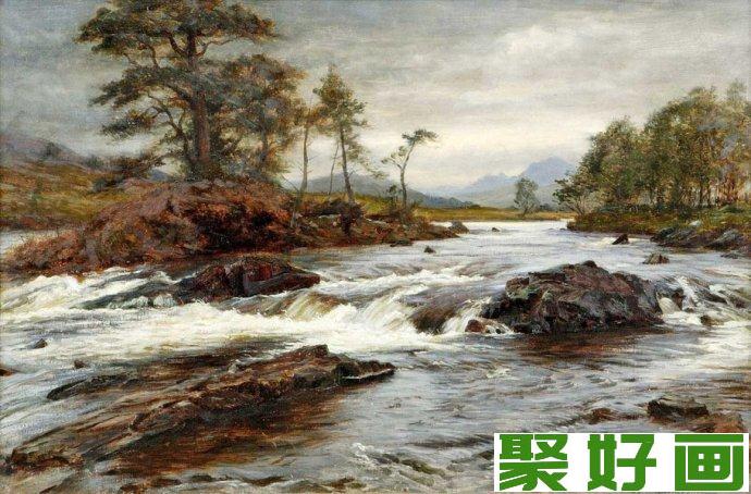 苏格兰画家约瑟法夸尔松名画