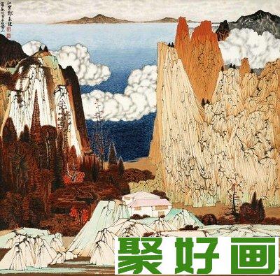 薛亮的作品——彩墨山水国画作品