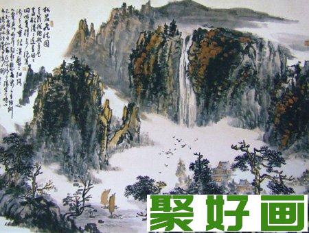 国画大家黄宾虹山水画