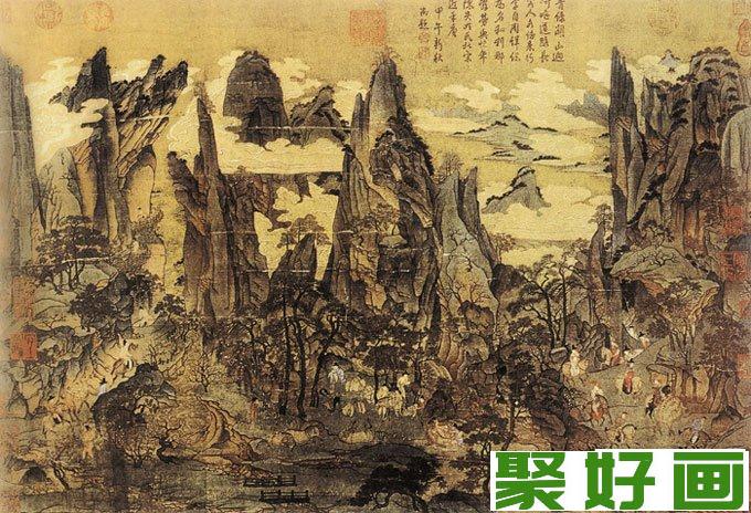 明皇幸蜀图,山水画,<a href=../huajia/zhongguo/ target=_blank class=infotextkey><a href=../huajia/zhongguo/ target=_blank class=infotextkey>中国</a></a>画