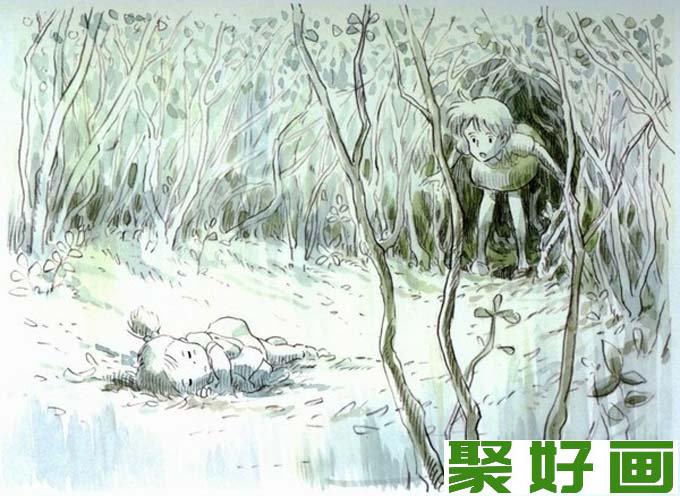 宫崎骏作品:宫崎骏动漫绘画手绘稿作品