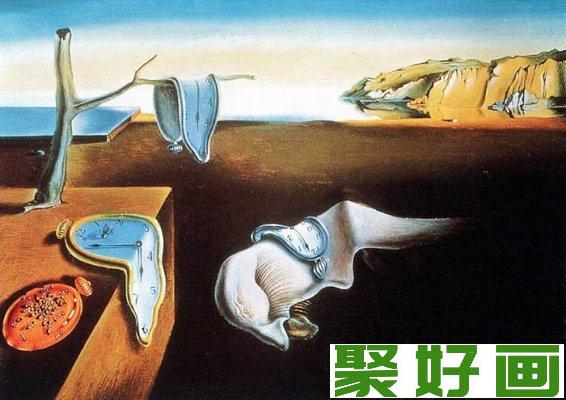 超现实主义抽象画：记忆的永恒