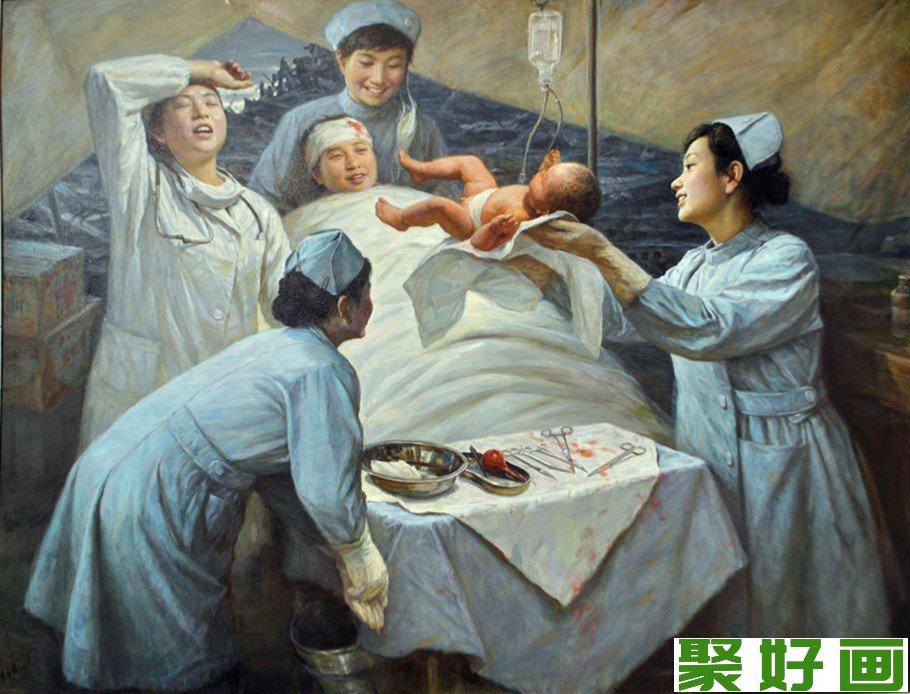 李自健人物油画：天使的黎明