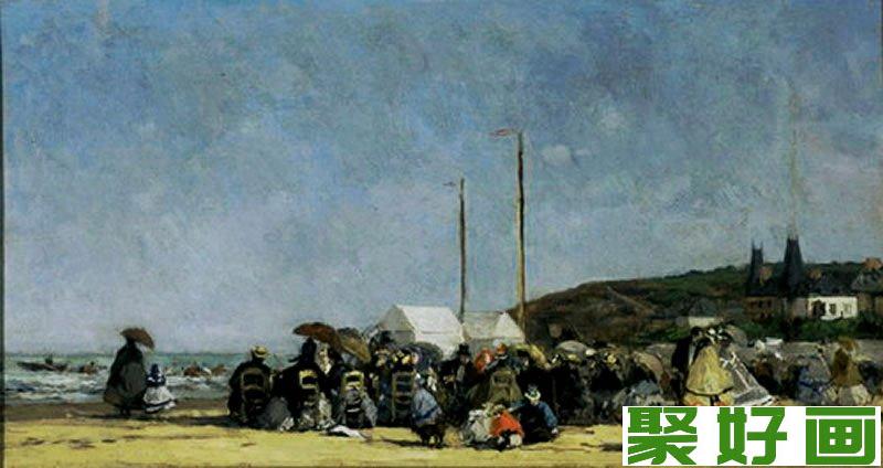 尤金<a href=../zhonglei/youhua/ target=_blank class=infotextkey><a href=../zhonglei/youhua/ target=_blank class=infotextkey>油画</a></a>作品图维尔的沙滩