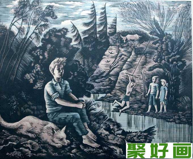 前苏联怀旧老版画欣赏：版画插画