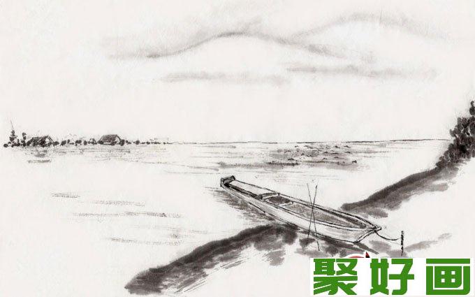 风景水墨画壁纸,水墨风景画电脑壁纸高清图片（4）