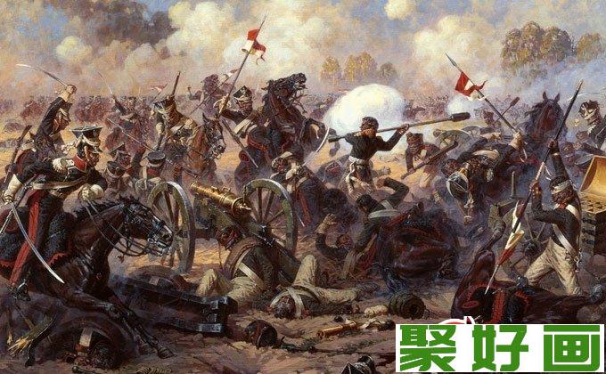 宏大惨烈的欧洲古代战争场面<a href=../zhonglei/youhua/ target=_blank class=infotextkey><a href=../zhonglei/youhua/ target=_blank class=infotextkey>油画</a></a>作品图片1