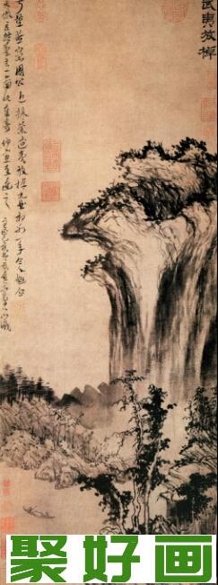 方从义山水画：武夷放掉图