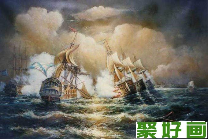 风景<a href=../zhonglei/youhua/ target=_blank class=infotextkey><a href=../zhonglei/youhua/ target=_blank class=infotextkey>油画</a></a>图片：惊涛骇浪