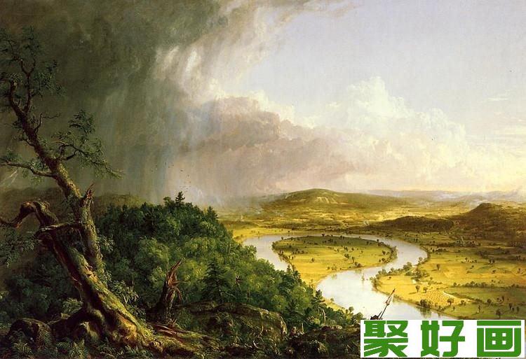 风景<a href=../zhonglei/youhua/ target=_blank class=infotextkey><a href=../zhonglei/youhua/ target=_blank class=infotextkey>油画</a></a>作品：牛轭湖