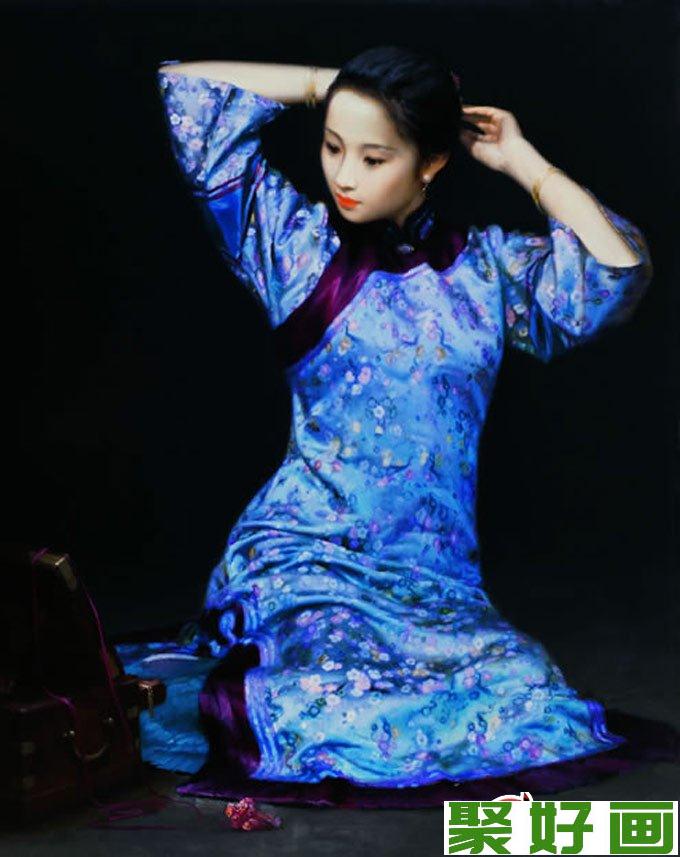 油画人物:中国近代江南女性6