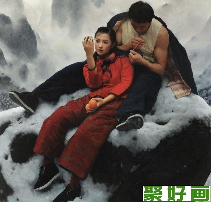 王沂东油画：蒙山晨雾