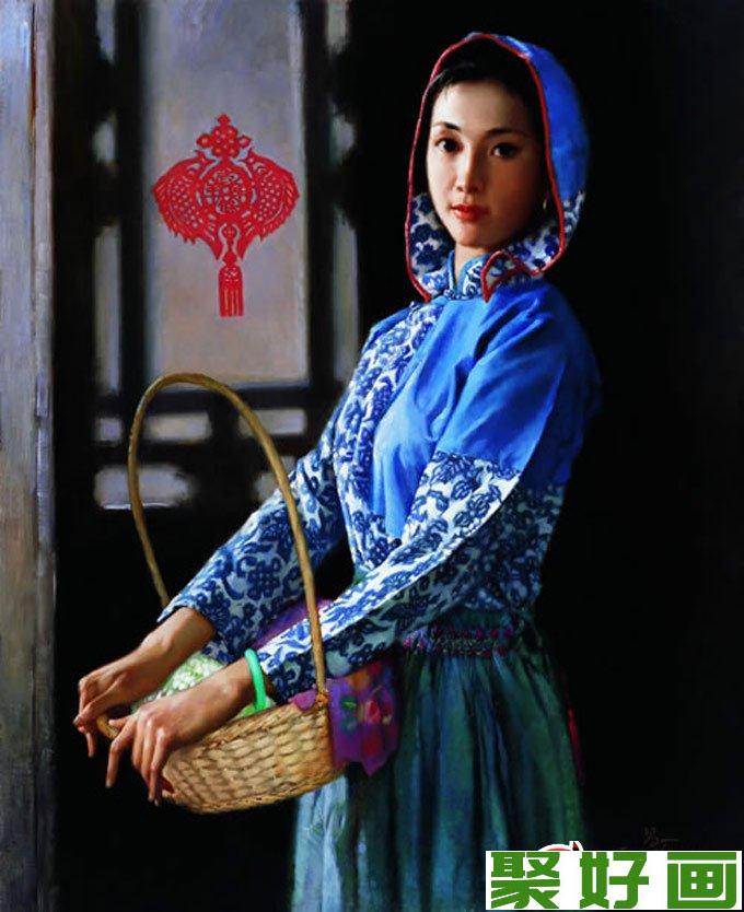 油画人物:中国近代江南女性7