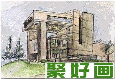 康奈尔大学建筑手绘