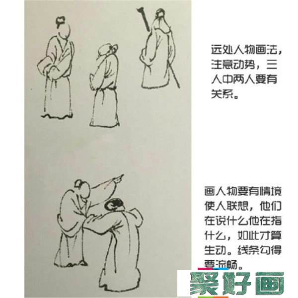 国画人物简单画