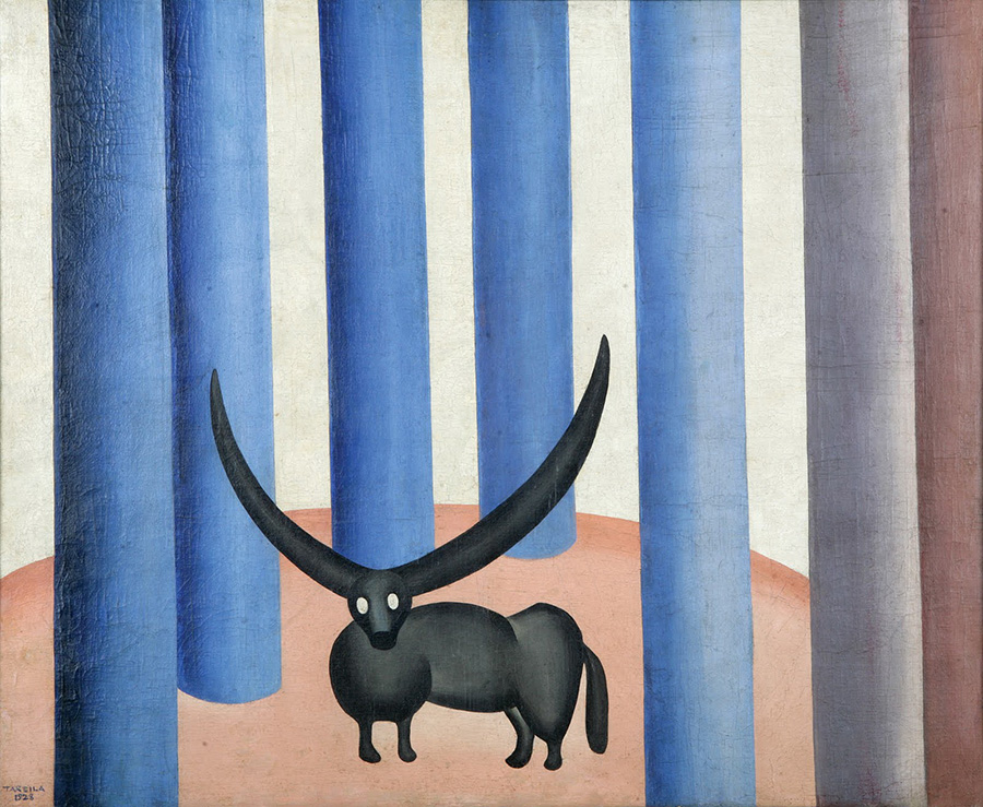 塔尔西拉·德·阿玛拉（Tarsila do Amaral）牛油画