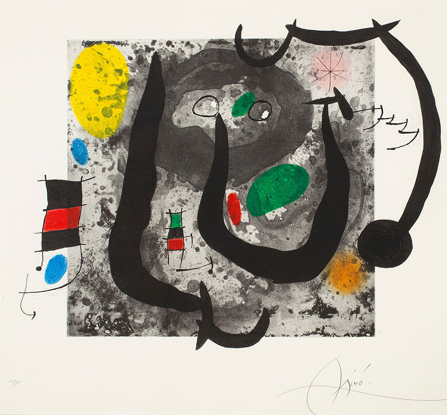 胡安·米罗作品 : Joan Miró Espanja 1893-1983-Les armes du sommeil