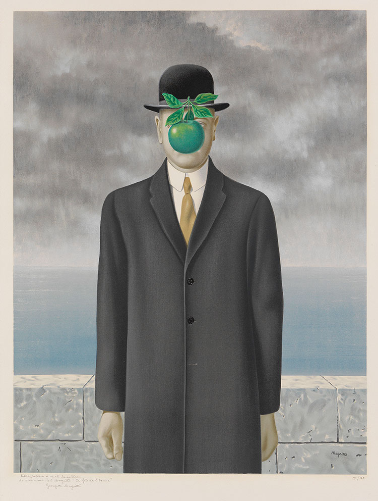 RENE MAGRITTE-Le fils de l'homme 1964