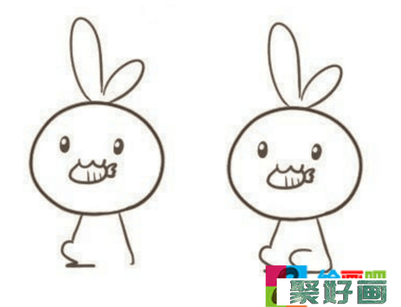 小兔子怎么画?可爱的小兔子儿童画教程