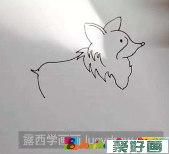 小狗儿童画