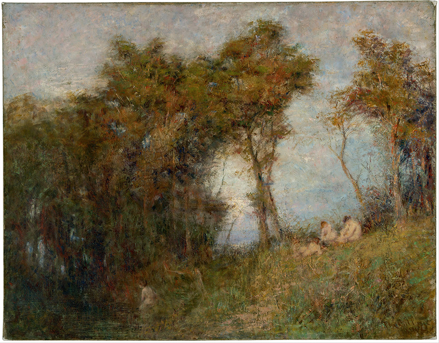 弗雷德里克·麦卡宾 (Frederick McCubbin ）Afterglow (Summer evening)余晖