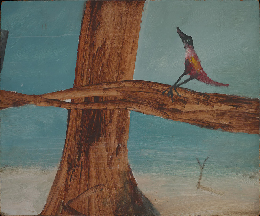 西德尼·诺兰（Sidney Robert Nolan） Bird 鸟油画