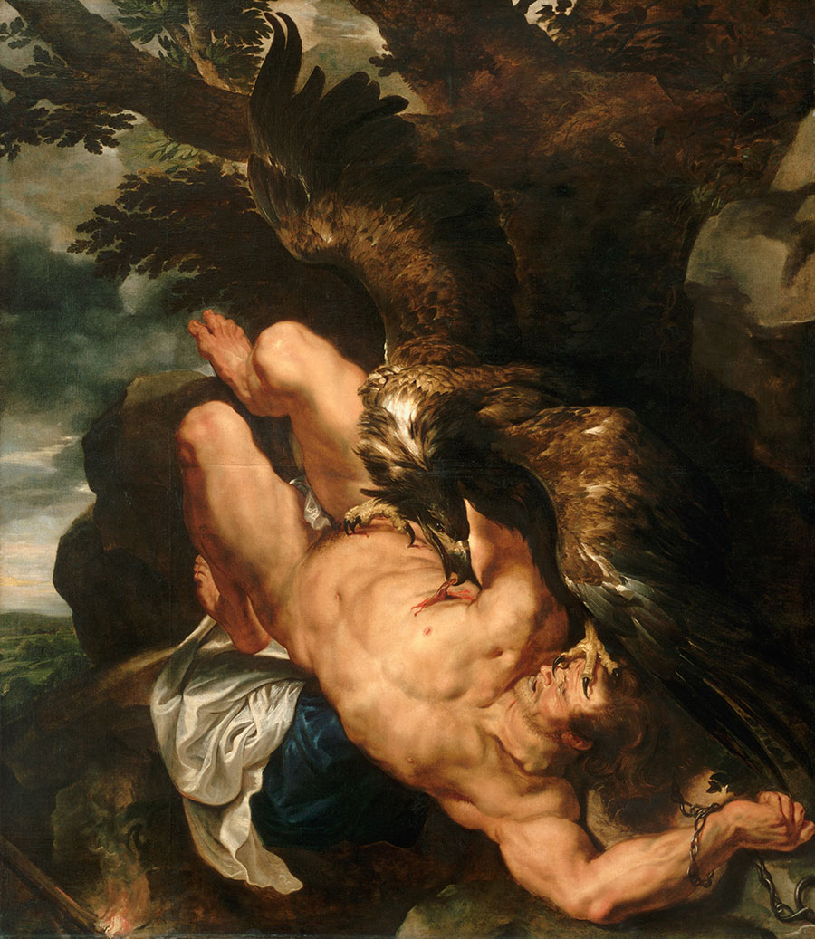 鲁本斯油画作品: 解放了的普罗米修斯油画欣赏