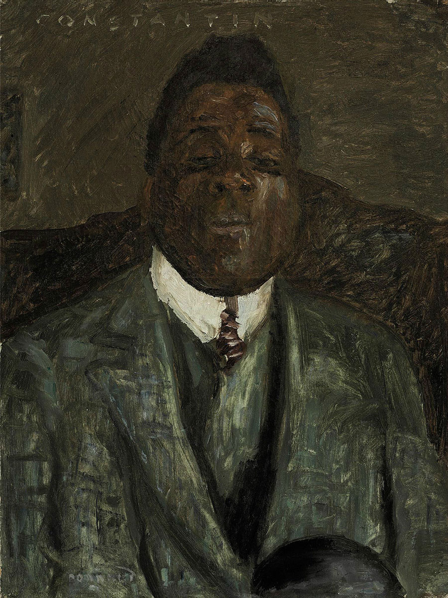 博纳尔油画:黑人男子肖像 CONSTANTIN