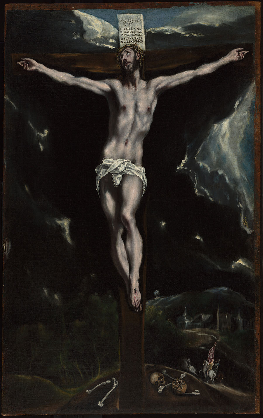 格列柯作品: 被钉在十字架上的耶稣
