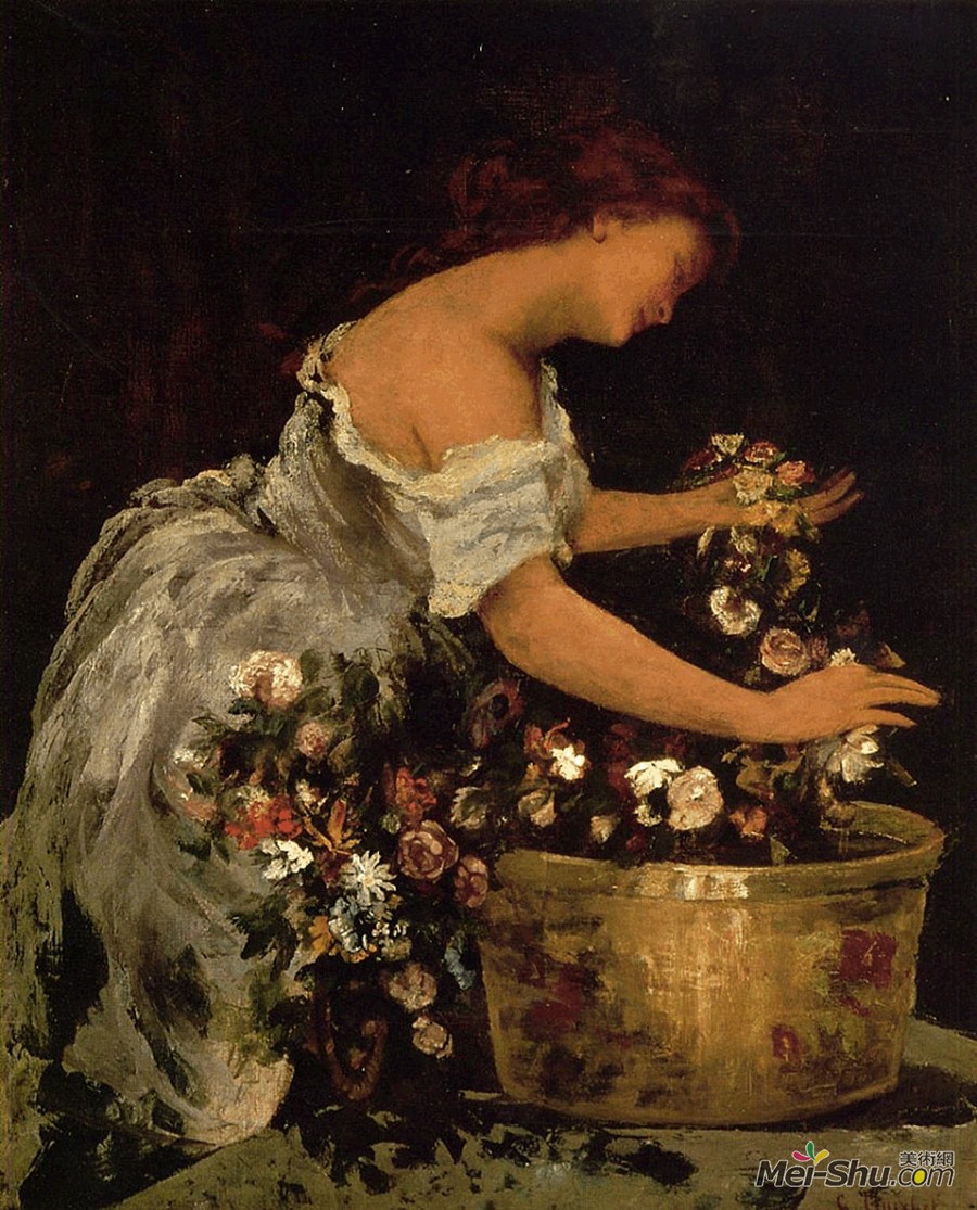 居斯塔夫·库尔贝Gustave Courbet作品 花神