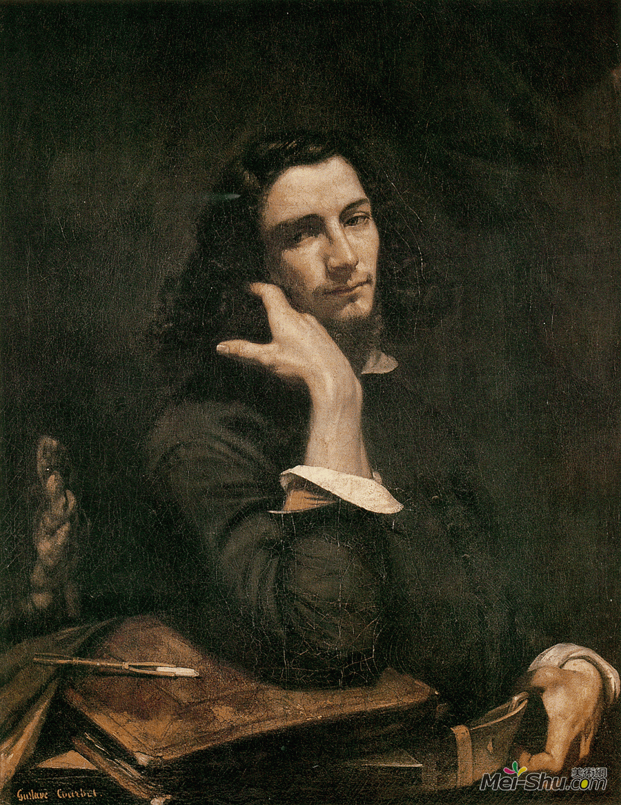 居斯塔夫·库尔贝Gustave Courbet作品 自画像
