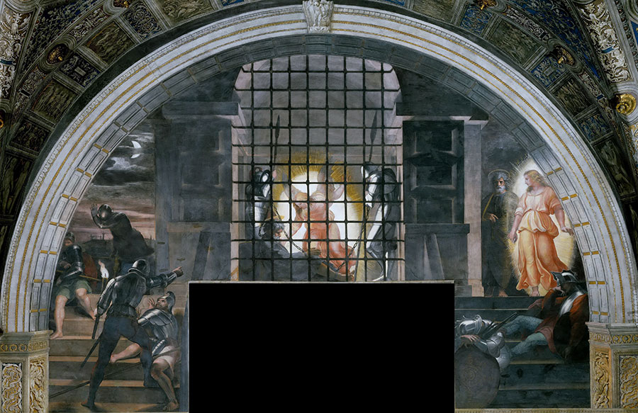 拉斐尔作品: 古典教堂壁画下载