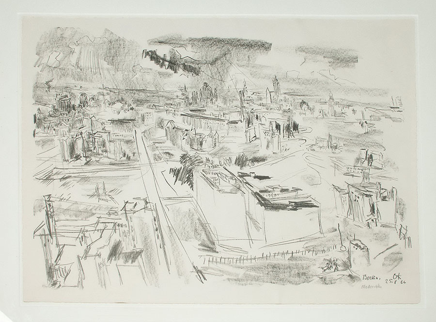 奥斯卡·柯科西卡(Oskar Kokoschka) Berlinview across the wall 柏林墙