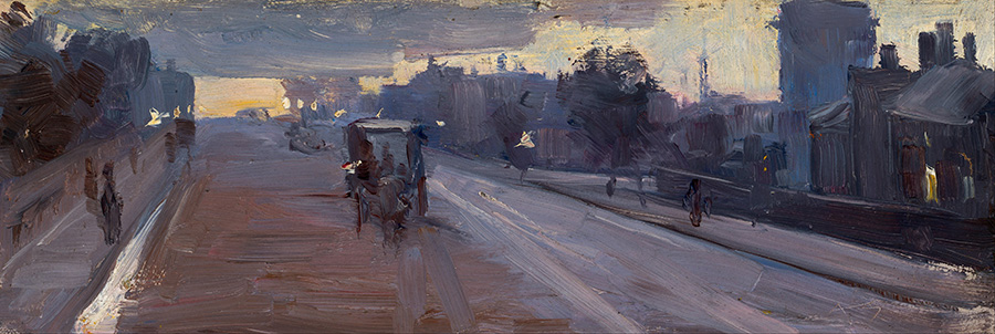 阿瑟·斯切特 (Arthur Streeton) Hoddle St ​霍德尔街