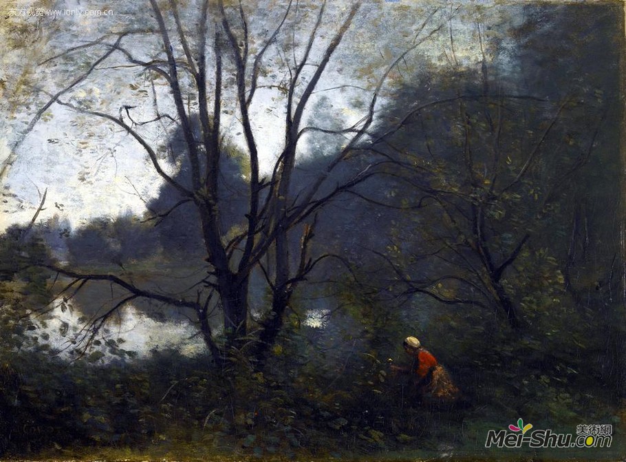 居斯塔夫·库尔贝Gustave Courbet作品 拉卢埃山谷