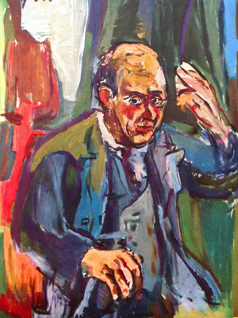 奥斯卡·柯科西卡 A PORTRAIT OF SCHOENBERG